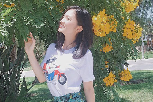 Cuộc sống bên Mỹ của nữ diễn viên đóng vai San trong "Hoa hồng trên ngực trái"