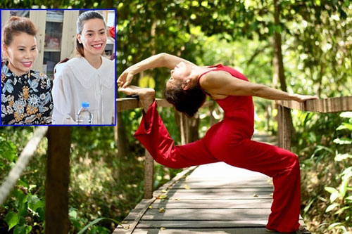 Mẹ Hồ Ngọc Hà năng động ở tuổi 63