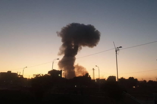 Máy bay không xác định phá hủy kho đạn của Mỹ tại Syria