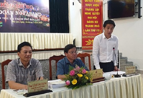 Lâm Đồng: Tập đoàn Novaland tìm hiểu cơ hội đầu tư tại TP. Bảo Lộc