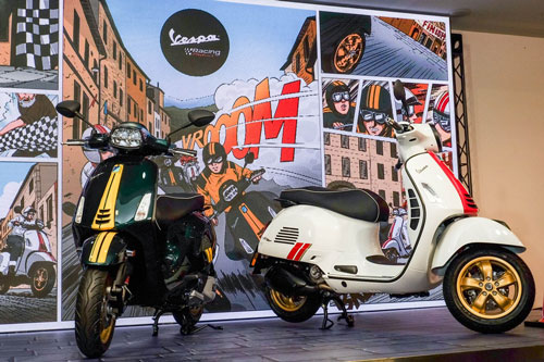 Ngắm Vespa Sprint 150 và GTS 300 phiên bản đặc biệt lấy cảm hứng từ xe đua