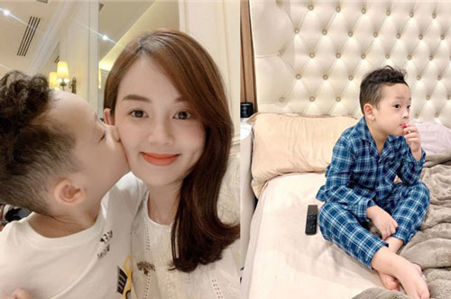 Khoe con trai Mạc Hồng Quân bụ bẫm trắng trẻo, Ly Kute chứng minh "mẹ đơn thân" một mình nuôi con chẳng kém ai