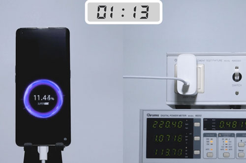 Oppo ra mắt công nghệ sạc nhanh 125W, sạc đầy pin sau 20 phút