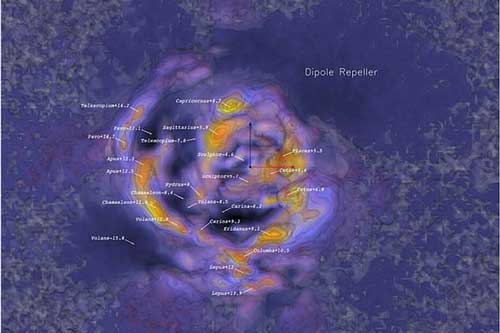 Choáng ngợp trước "khủng long vũ trụ" nuốt hàng trăm ngàn thiên hà