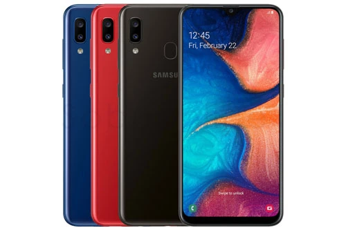 Samsung Galaxy A20 (4,19 triệu đồng xuống 3,56 triệu đồng).