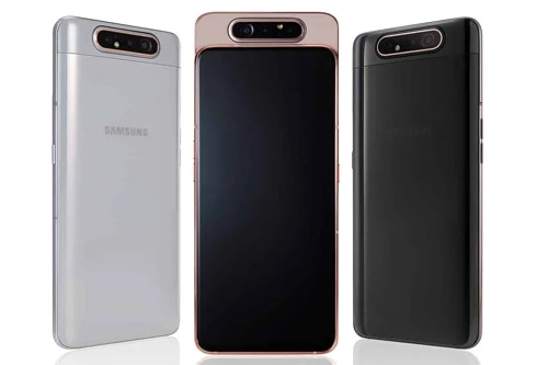 Samsung Galaxy A80 (14,99 triệu đồng xuống 8,99 triệu đồng).