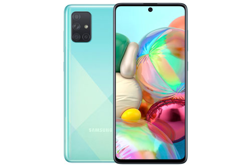 Samsung Galaxy A71 (10,49 triệu đồng xuống 8,39 triệu đồng).