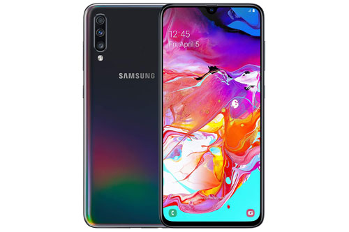 Samsung Galaxy A70 (9,29 triệu đồng xuống 6,79 triệu đồng).