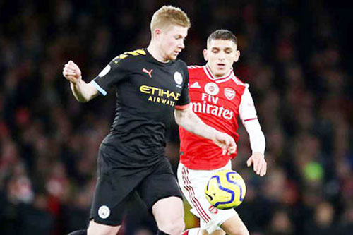 Man City và Arsenal: De Bruyne là cơn ác mộng của Pháo thủ