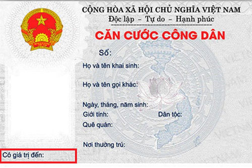 Các mốc tuổi bắt buộc phải đổi thẻ căn cước công dân