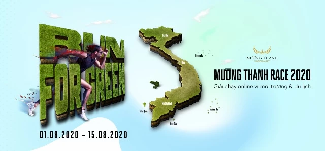 Mường Thanh Race 2020 - Run For Green - Giải chạy online vì môi trường 