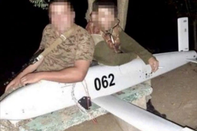 Máy bay không người lái SkyStriker của Azerbaijan do Israel cung cấp bị Armenia thu giữ. Ảnh: RIA Novosti.