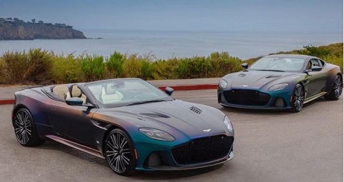 Cặp đôi siêu xe Aston Martin DBS Superleggera độc đáo với màu sơn có thể thay đổi theo góc nhìn