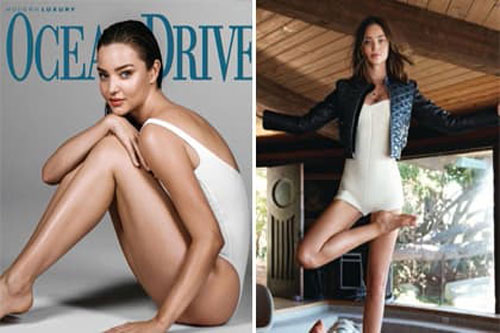 Miranda Kerr khoe đường cong gợi cảm và bí quyết làm đẹp sau sinh con thứ ba