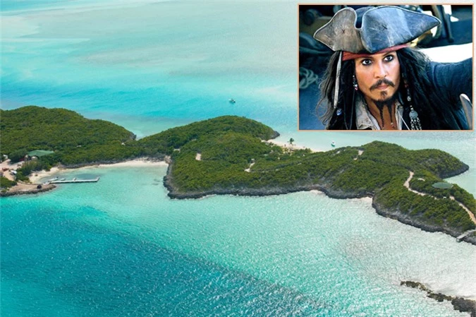 Đảo Little Halls Pond Cay của Johnny Depp.