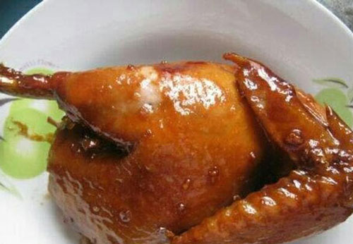 Nửa bát nước tương để có được món gà hầm gừng gà, ngon, ngon
