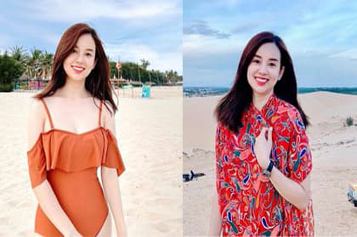 Hiếm hoi diện đồ bơi, Ly Kute được khen ngợi hết lời