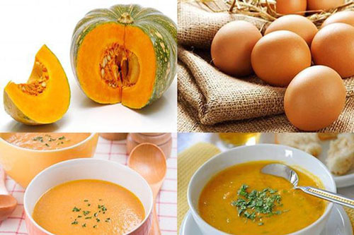 2 cách nấu cháo trứng gà bí đỏ cho bé ăn dặm tuyệt ngon, dễ làm