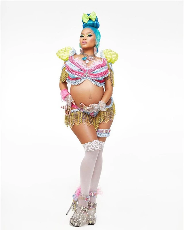 Nicki Minaj xác nhận mang thai con đầu lòng - Ảnh 1.