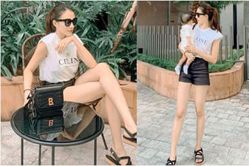 Lê Hà lần đầu hé lộ hình ảnh quý tử thứ 2, vóc dáng 'mẹ hai con' cũng gây chú ý