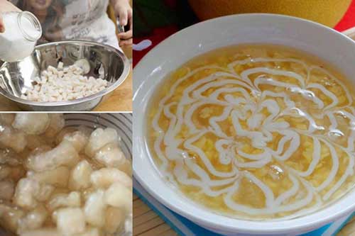 Cách nấu chè bưởi thơm ngon không bị đắng