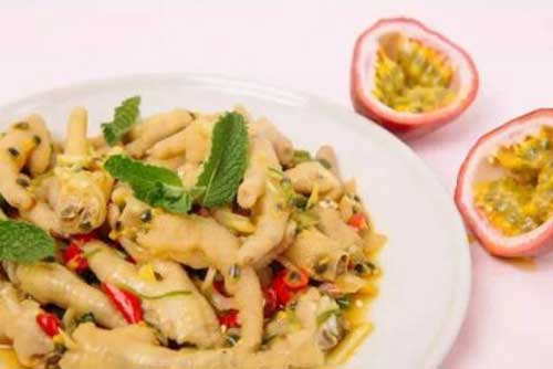 Món chân gà sả tắc xưa rồi, học ngay công thức làm chân gà chanh leo thơm ngon gấp vạn lần