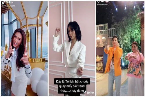CLIP: Dàn sao Việt 'bắt trend' 'Vũ điệu Kimino' trên mạng xã hội TikTok