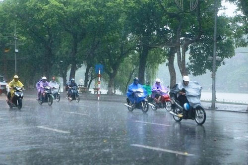 Bắc Bộ qua giai đoạn mưa cao điểm, Trung Bộ tiếp tục nắng nóng