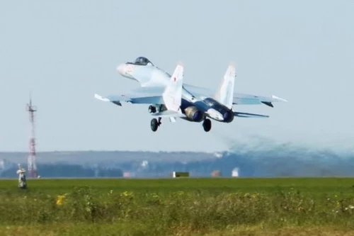 Tiêm kích đa năng Su-35S của Không quân Nga. Ảnh: Defense News.