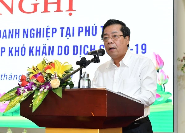 Phó thống đốc Ngân hàng Nhà nước Nguyễn Kim Anh phát biểu tại Hội nghị.