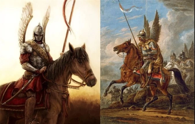 Hình ảnh của "Kỵ binh bay" Hussars huyền thoại của Ba Lan.