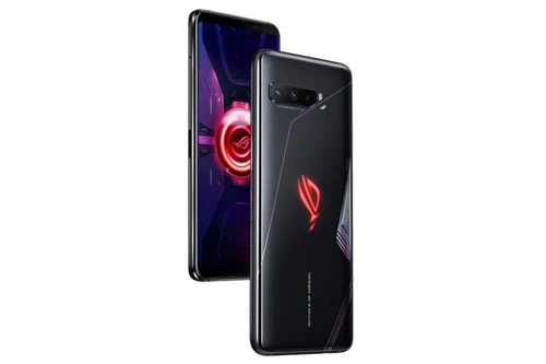 ASUS ROG Phone 3 dùng khung viền bằng nhôm, 2 bề mặt bảo vệ bởi kính cường lực Corning Gorilla Glass 6. Máy có số đo 171x78x9,9 mm, cân nặng 240 g. Logo ROG phía sau mặt lưng có đèn LED RGB đậm chất gaming. 