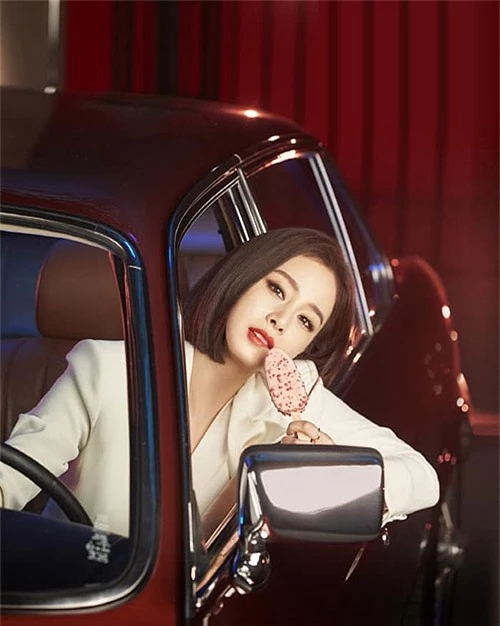 Kim Tae Hee trong quảng cáo kem.