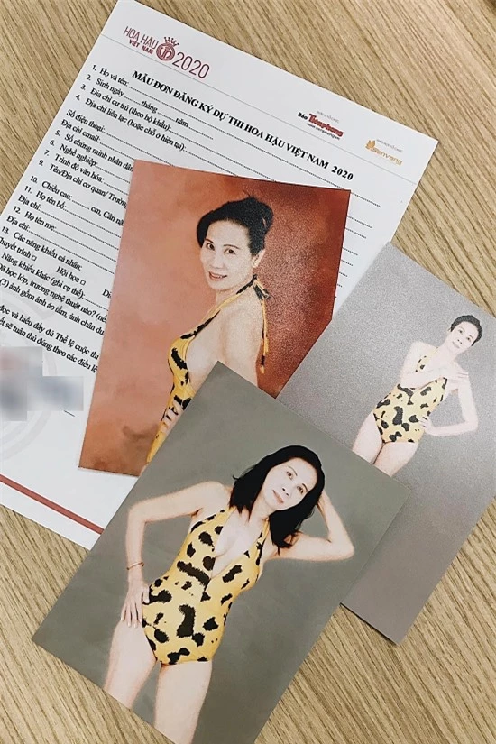 Hình ảnh chị Trần Bích Nga được ban tổ chức Hoa hậu Việt Nam đăng tải.