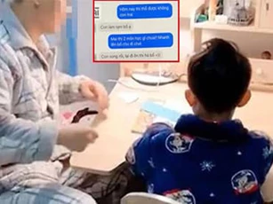 Vợ giận 'tím người' khi biết cách bố 'trẻ trâu' trị thói lười học của con