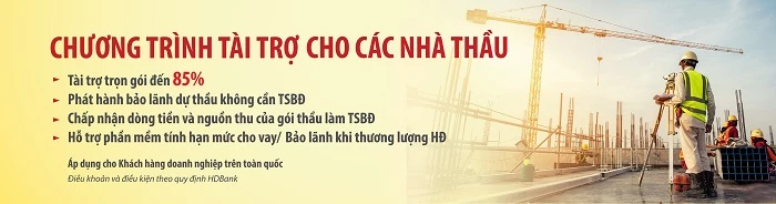 Nội dung chương trình tài trợ cho các nhà thầu