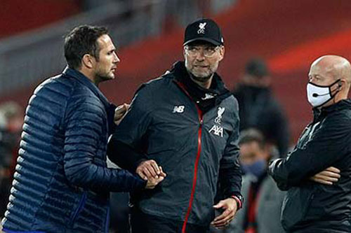 Lampard hối hận vì mắng Klopp 'im mồm đi'