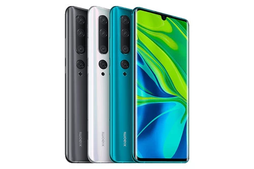 Xiaomi Mi Note 10 Pro (giảm từ 14,99 triệu đồng xuống còn 13,99 triệu đồng).