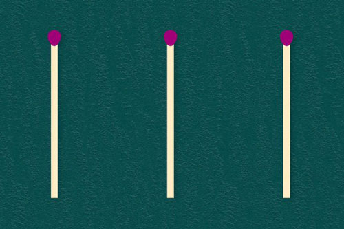 Rèn trí thông minh với câu đố di chuyển que diêm