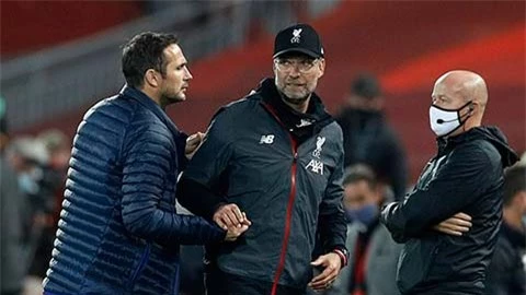 Lampard hối hận vì mắng Klopp 'im mồm đi'