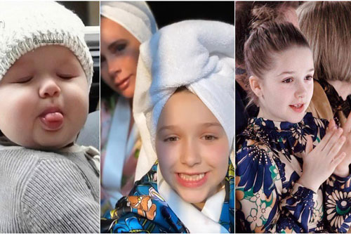 Ở tuổi lên 9, nhóc Harper nhà Beckham "trổ giò" ngày càng cao lớn, đáng yêu