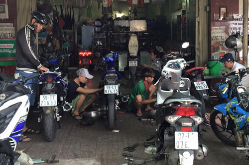 Cửa hàng sửa xe có phải đăng ký kế hoạch bảo vệ môi trường?