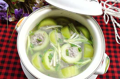 Những món canh nhồi thịt vừa bổ dưỡng, vừa thanh mát mùa hè