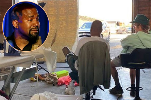 Justin Bieber đến thăm Kanye West