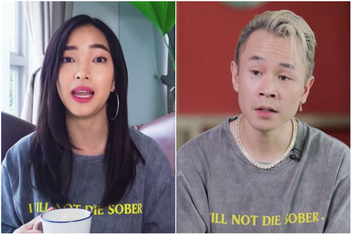 Châu Bùi - Binz: Đang chơi trò đối đáp qua lại như nóng lòng muốn công khai, còn mặc áo đôi luôn rồi nè