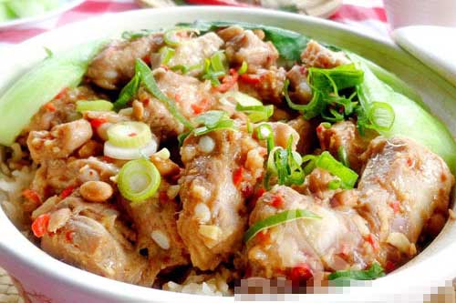 Cách chế biến món sườn non hấp cơm thơm ngon, nhanh gọn