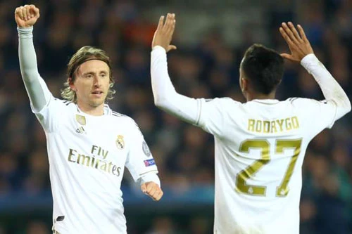 Modric và Rodrygo.