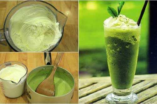 Bật mí công thức tự làm sinh tố trà xanh ngon như ngoài hàng