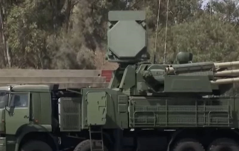 Hệ thống tên lửa phòng không Pantsir-S1 của Quân đội Ethiopia. Ảnh: Lenta.