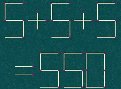 Câu đố di chuyển que diêm đơn giản nhưng lại làm người "rối não"